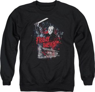 Gildan Friday the 13th Cabin Adult Crewneck Sweatshirt