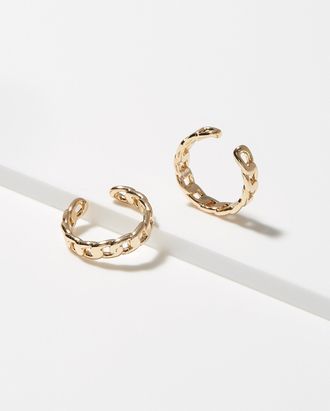 Simons Womens Forcat-link ear cuffs Set of 2