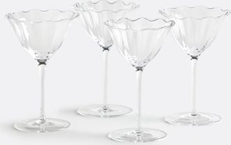 La Redoute Interieurs Set van 4 wijnglazen, bloemvormig, LYSSA