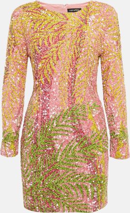 Retrof&ecirc;te Multicolor Sequin Nikki Mini Dress