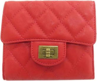 Chanel Pre-owned Wallets, female, Red, Size: ONE SIZE Pre-owned Wallet (bi-fold)
