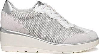 Geox Leren sneakers met sleehak Ilde