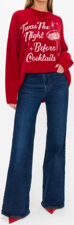 Show me your Mumu Classic Crewneck Sweater In Twas The Night Knit