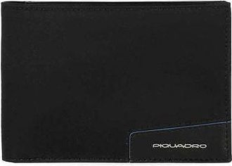 Piquadro Mens Wallet Black Recycled Nylon Bags