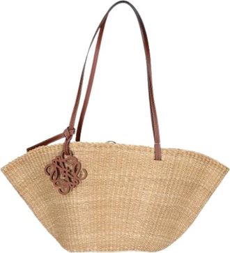 Loewe Bolso de mano tipo cesta Pre-owned - Pre-owned - Mujer - Beige - ONE SIZE