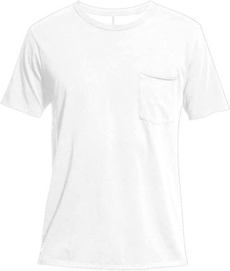 Rag & Bone Rag & Bone Mens Miles Tee White PFD Short Sleeve T-Shirt