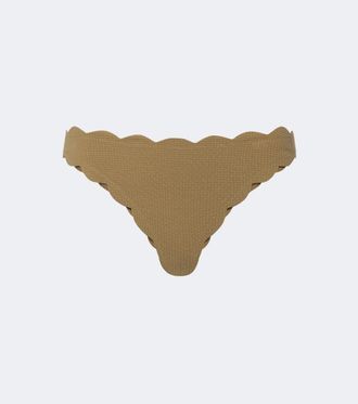 Marysia Swim Antibes scalloped bikini bottoms