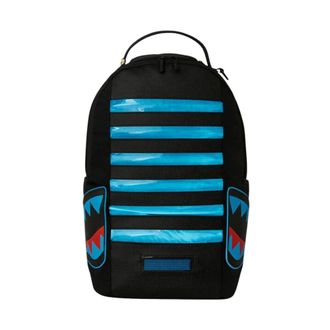 Sprayground Backpacks, male, Black, Size: ONE SIZE LED Stripe Sharks Backpack
