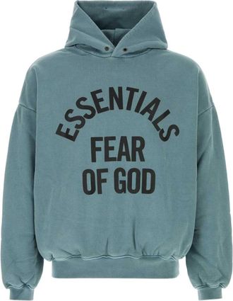 Fear of God Air force katoenen oversized sweatshirt - Heren - Hoodies - Blauw - L - Katoen - Hoodies & sweatvesten