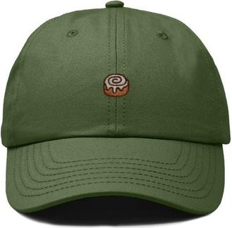 Dalix Cinnamon Roll Dad Cap in Olive at Nordstrom