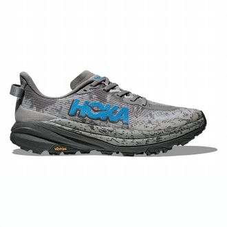 Hoka One One Mens Speedgoat 6 Trail Running Shoes In Galactic Gray
