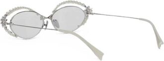 Yvmin 26601SLV00NN Silver-Tone Brass Eyeglasses - Silver
