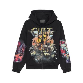 Cult of Individuality ZIP NOVELTY HOODY HORSEMAN