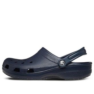 Crocs Classic Beach Unisex Blue Black Sandals Blue Black 10001-410