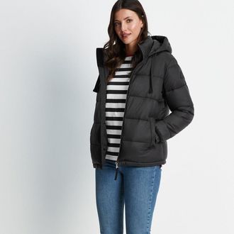 TOG24 Gilly Womens Short Padded Jacket Black Polyamide - Size 10 UK