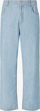 Fendi Mens Denim Jeans - Light Blue Cotton - Size 33 (Waist)