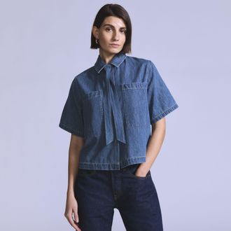 Levi's Everyday Blues Shirt - Womens - XS - Blue