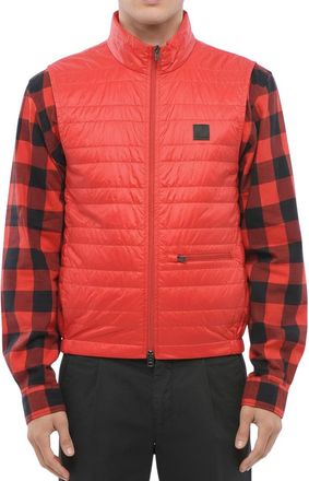 Woolrich Red Logo Sleeveless Jacket