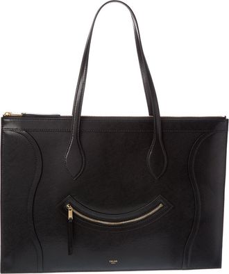 Celine Celine Flat Cabas New Luggage Leather Tote