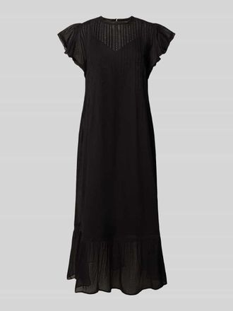Scotch & Soda Maxikleid mit Rundhalsausschnitt in Black, Gr&ouml;&szlig;e 34