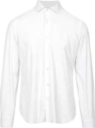 Barba Klassiek Italiaans Kraag Overhemd - Heren - Zakelijke Overhemden - Wit - XL - Overhemden