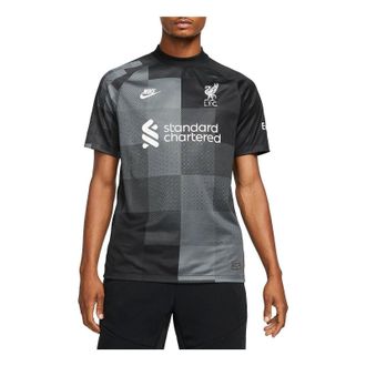 Nike Liverpool Short Sleeve Goalkeeper Jersey 21/22 Black Dark Gray DB2559-011