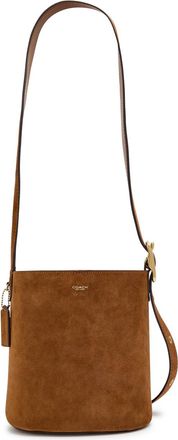Coach Bleeker 21 Suede Bucket bag - Brown - One Size