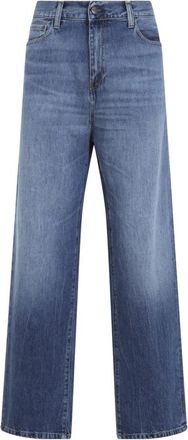 Carhartt Work in Progress Aaron Pant - Heren - Regular Fit Jeans - Blauw - W32 - Katoen - Jeans