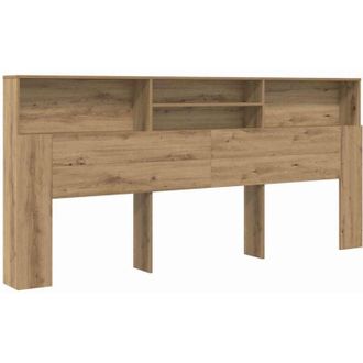 vidaXL Cabecero de armario Roble artisan 220 x 19 x 101.5 cm Vidaxl