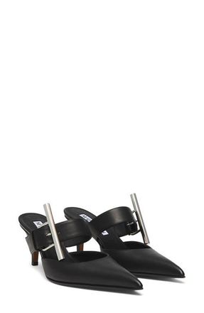 Alexander McQueen Birdee Pointed Toe Mule in Black at Nordstrom, Size 8.5Us