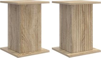 vidaXL Soporte De Plantas 2 Uds. Roble Sonoma 30,5 X 30 X 43 Cm Vidaxl