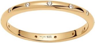 Made by Mary CZ Poppy Eternity Stacking Ring in Gold Vermeil at Nordstrom, Size 8