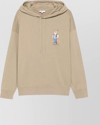 Maison Kitsuné oversized hoodie with fox graphic design