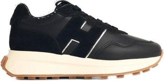 Hogan H641 Black Leather Sneakers