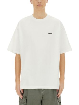 Obey White Logo T-Shirt