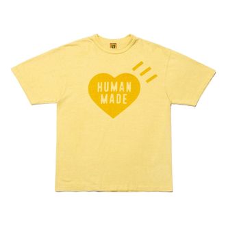 Human Made Plant Dyed T-shirt 2 Yellow HM25CS054