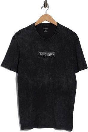 Calvin Klein Acid Wash Graphic Tee in Black at Nordstrom Rack, Size Xx-Large