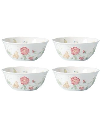 Lenox Butterfly Meadow 4Pc Large All-Purpose Bowl Set