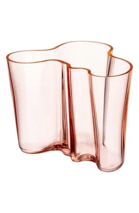 iittala Aalto Vase in Salmon Pink at Nordstrom
