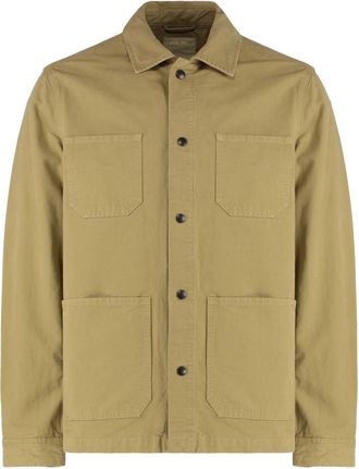 Woolrich Khaki Regular Solid Overshirts