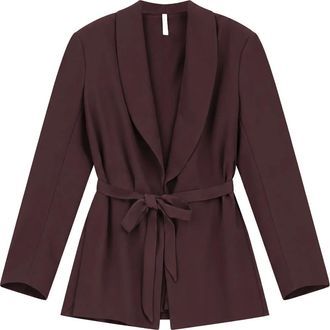 Imperial Blazer con cuello chal - Jackets - Mujer - P&uacute;rpura - XS