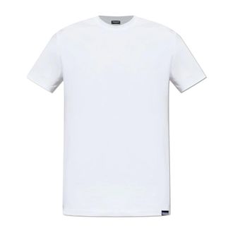 Dsquared2 T-Shirts, male, White, Size: 2XL Underwear T-Shirt with a Crew Neck