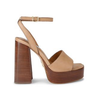 Steve Madden Womens Leather Floria Brown Sandals - Size UK 7