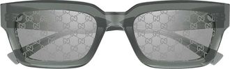 Gucci Sunglasses Gg2069 S 003 Gray/Gray Monogram Men