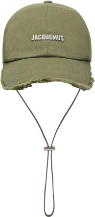Jacquemus La Casquette Artichaut - Heren - Petten - Groen - 58 CM - Katoen - Accessoires