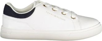 Tommy Hilfiger Dames, Schoenen, Wit, Maat: 37 EU Leer