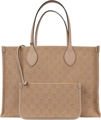 Gucci Tote Bags, female, Beige, Size: ONE SIZE Tote Bag