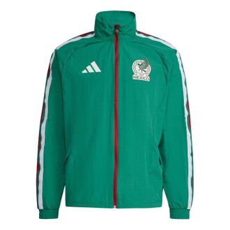 adidas Mexico 2026 Anthem Jacket Asia Sizing Bold Green JZ6458