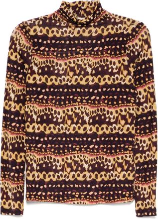 Ulla Johnson Top Aurelia - Marrone