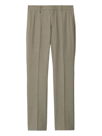 Burberry wool tailored trousers - Green